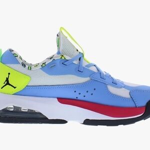 Jordan Kids Blue and Neon Sneakers